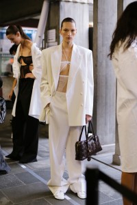Backstage at Stella McCartney Spring 2025 Ready-to-Wear Collection at Paris Fashion Week