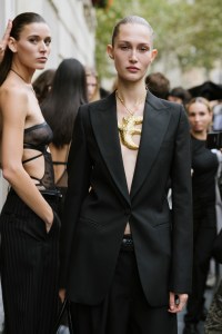 Backstage at Stella McCartney Spring 2025 Ready-to-Wear Collection at Paris Fashion Week