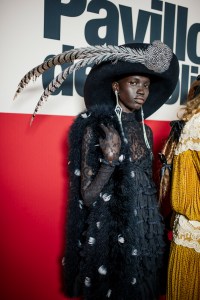 Backstage at Valentino Spring 2025 Ready-to-Wear Collection at Paris Fashion Week