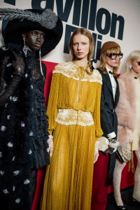 Backstage at Valentino Spring 2025 Ready-to-Wear Collection at Paris Fashion Week