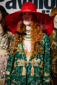 Backstage at Valentino Spring 2025 Ready-to-Wear Collection at Paris Fashion Week