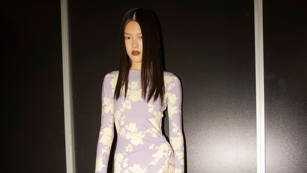Backstage at Versace Spring 2025 Ready-To-Wear Collection at Milan Fashion Week