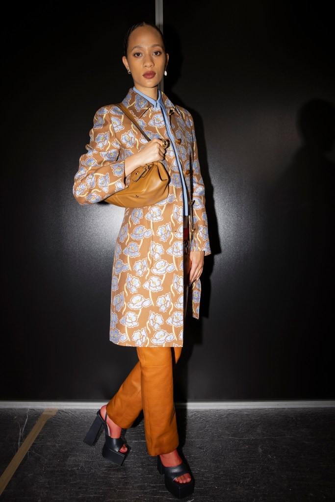 Backstage at Versace Spring 2025 Ready-To-Wear Collection at Milan Fashion Week