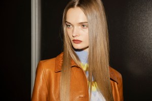 Backstage at Versace Spring 2025 Ready-To-Wear Collection at Milan Fashion Week