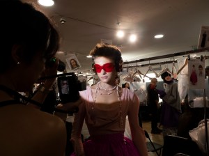Backstage at Vivienne Westwood Spring 2025 Ready-to-Wear Collection at Paris Fashion Week