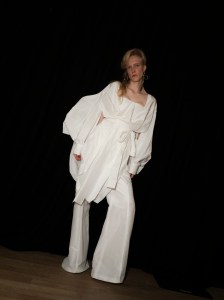 Backstage at Vivienne Westwood Spring 2025 Ready-to-Wear Collection at Paris Fashion Week