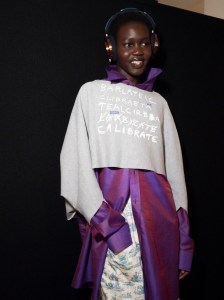 Backstage at Vivienne Westwood Spring 2025 Ready-to-Wear Collection at Paris Fashion Week