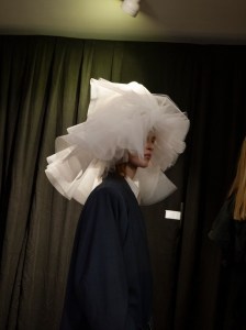 Backstage at Vivienne Westwood Spring 2025 Ready-to-Wear Collection at Paris Fashion Week