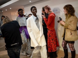 Backstage at Vivienne Westwood Spring 2025 Ready-to-Wear Collection at Paris Fashion Week