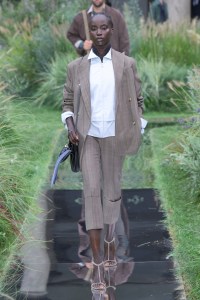 Boss Spring 2025 Ready-To-Wear Collection at Milan Fashion WeekModel on the runway at Boss RTW Spring 2025 as part of Milan Ready to Wear Fashion Week on September 18, 2024 in Milan, Italy.