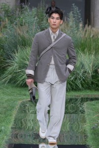 Boss Spring 2025 Ready-To-Wear Collection at Milan Fashion WeekModel on the runway at Boss RTW Spring 2025 as part of Milan Ready to Wear Fashion Week on September 18, 2024 in Milan, Italy.