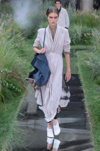 Boss Spring 2025 Ready-To-Wear Collection at Milan Fashion WeekModel on the runway at Boss RTW Spring 2025 as part of Milan Ready to Wear Fashion Week on September 18, 2024 in Milan, Italy.
