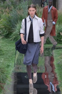 Boss Spring 2025 Ready-To-Wear Collection at Milan Fashion WeekModel on the runway at Boss RTW Spring 2025 as part of Milan Ready to Wear Fashion Week on September 18, 2024 in Milan, Italy.