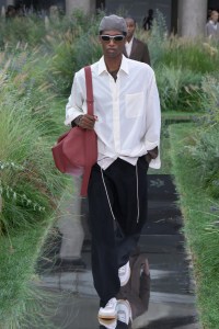 Boss Spring 2025 Ready-To-Wear Collection at Milan Fashion WeekModel on the runway at Boss RTW Spring 2025 as part of Milan Ready to Wear Fashion Week on September 18, 2024 in Milan, Italy.