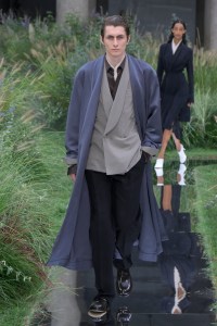 Boss Spring 2025 Ready-To-Wear Collection at Milan Fashion WeekModel on the runway at Boss RTW Spring 2025 as part of Milan Ready to Wear Fashion Week on September 18, 2024 in Milan, Italy.