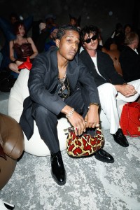 ASAP Rocky at Bottega Veneta Spring 2025 Ready-to-Wear Show at Milan Fashion Week