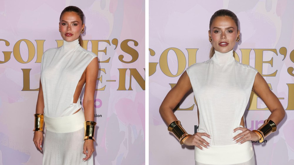 Brooks Nader wears Alaïa at the Goldie Hawn Foundation’s 20th anniversary of MindUP on Sept. 28.