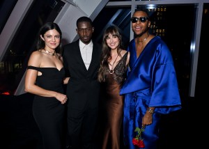 Monica Barbaro, Damson Idris, Dakota Johnson and Masego