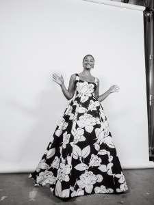 Backstage at the Coach spring 2025 ready-to-wear show at New York Fashion Week.