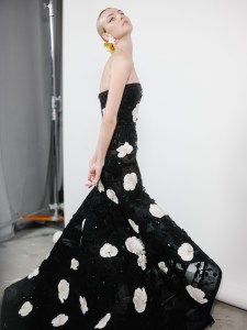 Backstage at the Coach spring 2025 ready-to-wear show at New York Fashion Week.