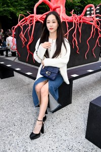 Jules Lee at the Coach Spring 2025 Ready-to-Wear show