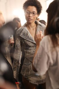Backstage at Diesel Spring 2025 Ready-To-Wear Collection at Milan Fashion Week