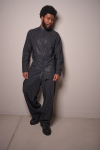 Khalid at the Emporio Armani Spring 2025 Ready-to-Wear show
