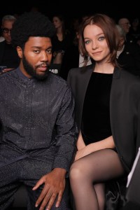Khalid at the Emporio Armani Spring 2025 Ready-to-Wear show