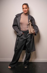 Hiba Aboukat at Fendi RTW Spring 2025 as part of Milan Ready to Wear on September 17, 2024 in Milan, Italy.  at Fendi RTW Spring 2025 as part of Milan Ready to Wear on September 17, 2024 in Milan, Italy.