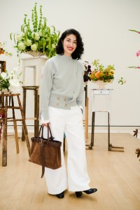 Caroline Issa at S.S. Daley RTW Spring 2025 as part of London Ready to Wear Fashion Week on September 13, 2024 in London, England.