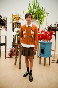 Sebastian Croft at S.S. Daley RTW Spring 2025 as part of London Ready to Wear Fashion Week on September 13, 2024 in London, England.