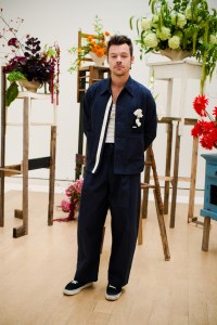 Harry Styles at S.S. Daley RTW Spring 2025 as part of London Ready to Wear Fashion Week on September 13, 2024 in London, England.
