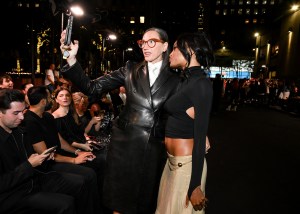 Jenna Lyons and Ciara Miller at the Luar Spring 2025 Ready-to-Wear show