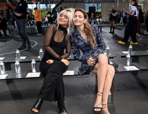 Camila Cabello and Paris Jackson at the Off-White Spring 2025 Ready-to-Wear show