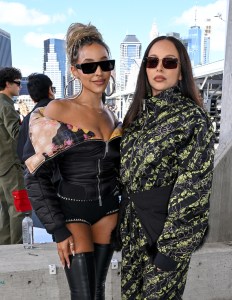 Tinashe and Jade at the Off-White Spring 2025 Ready-to-Wear show
