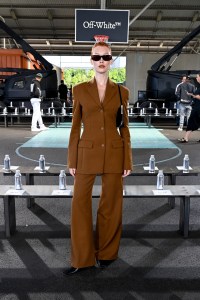 Meredith Duxbury at the Off-White Spring 2025 Ready-to-Wear show