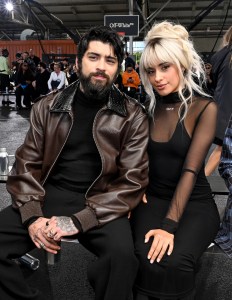 Zayn Malik and Camila Cabello at the Off-White Spring 2025 Ready-to-Wear show