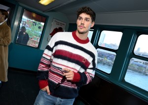 Noah Beck at the Tommy Hilfiger Spring 2025 Ready-to-Wear show.