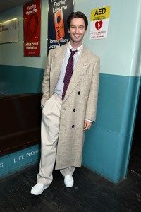 Patrick Schwarzenegger at the Tommy Hilfiger Spring 2025 Ready-to-Wear show.