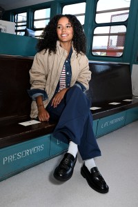 Ava Dash at the Tommy Hilfiger Spring 2025 Ready-to-Wear show.