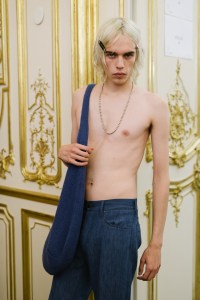 Backstage at Gabriela Hearst Spring 2025 Ready-to-Wear Collection at Paris Fashion Week
