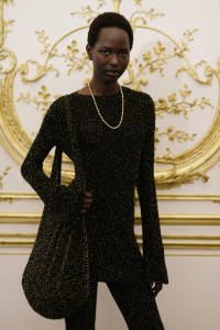 Backstage at Gabriela Hearst Spring 2025 Ready-to-Wear Collection at Paris Fashion Week