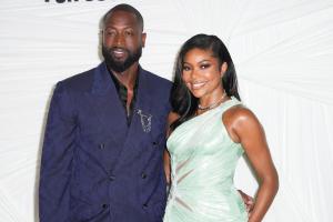 Dwyane Wade, Gabrielle Union at The Albies, Clooney Foundation for Justice - Arrivals on September 26, 2024 in New York, New York.
