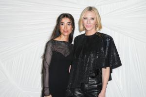 Nadia Murad, Cate Blanchett at The Albies, Clooney Foundation for Justice - Arrivals on September 26, 2024 in New York, New York.