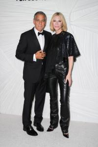 George Clooney, Cate Blanchett at The Albies, Clooney Foundation for Justice - Arrivals on September 26, 2024 in New York, New York.