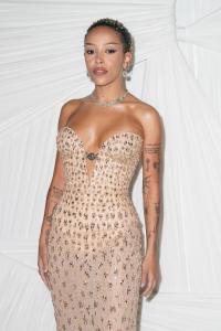 Doja Cat at The Albies, Clooney Foundation for Justice - Arrivals on September 26, 2024 in New York, New York.