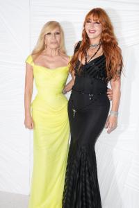Donatella Versace, Charlotte Tilbury at The Albies, Clooney Foundation for Justice - Arrivals on September 26, 2024 in New York, New York.