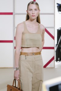 Backstage at Hermes Spring 2025 Ready-to-Wear Collection at Paris Fashion Week