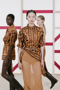 Backstage at Hermes Spring 2025 Ready-to-Wear Collection at Paris Fashion Week