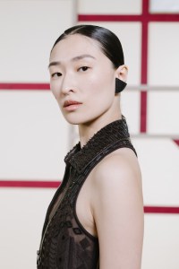 Backstage at Hermes Spring 2025 Ready-to-Wear Collection at Paris Fashion Week